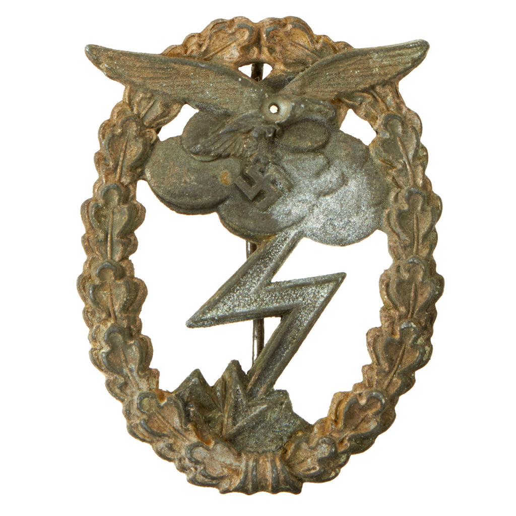 Original German WWII Luftwaffe Ground Assault Badge - Damaged - Erdkampfabzeichen der Luftwaffe Original Items