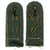Original German WWII Heer Army Transportation and Supply Unterfeldwebel NCO Shoulderboards - Matched Pair Original Items