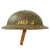 Original U.S. WWII Named and Personalized M1917A1 Kelly Helmet with Textured Paint - Complete Original Items