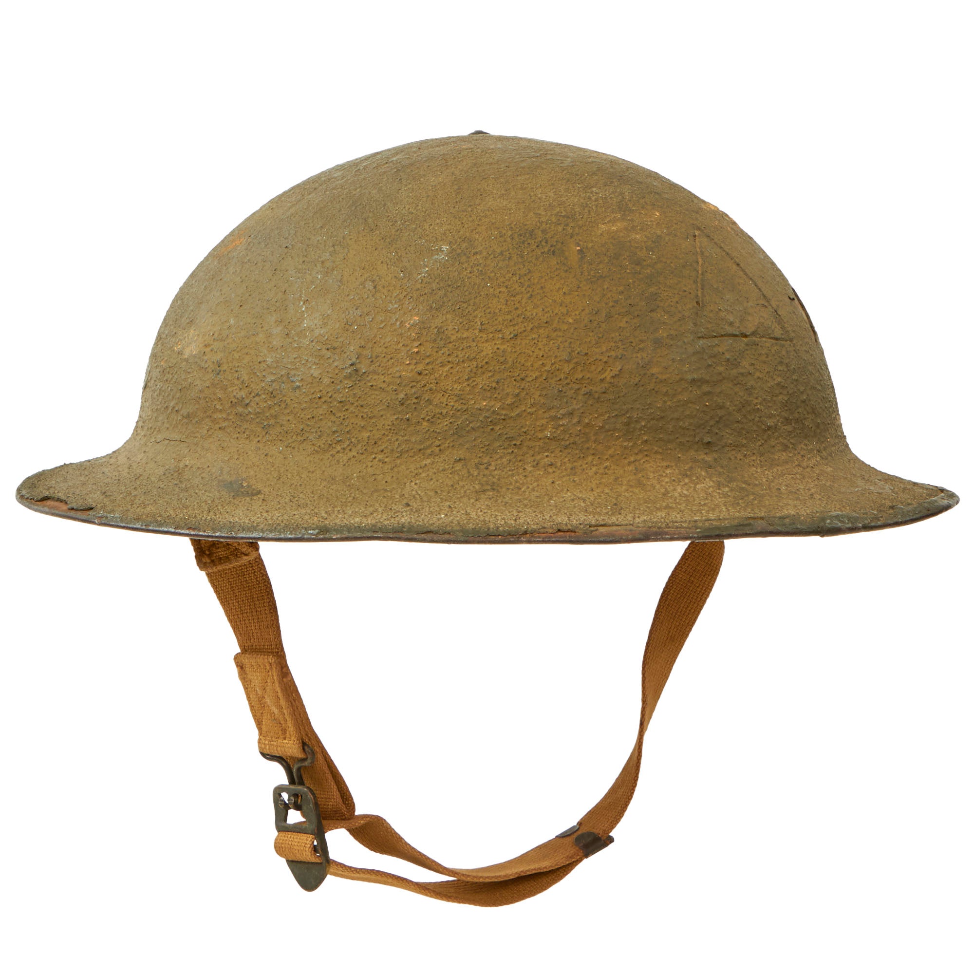 Original U.S. WWI M1917 Doughboy Helmet with Original Camouflage