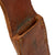 Original U.S. WWII 33rd Naval Construction Battalion Seabee USMC Mark 2 KA-BAR Fighting Knife by Olean With Theater Made Grip and Personalized Leather Sheath Original Items