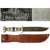Original U.S. WWII 33rd Naval Construction Battalion Seabee USMC Mark 2 KA-BAR Fighting Knife by Olean With Theater Made Grip and Personalized Leather Sheath Original Items