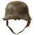 Original Imperial German WWI Rare Large Size M16 Stahlhelm Helmet Shell With Liner and Chinstrap - Marked 68 Original Items