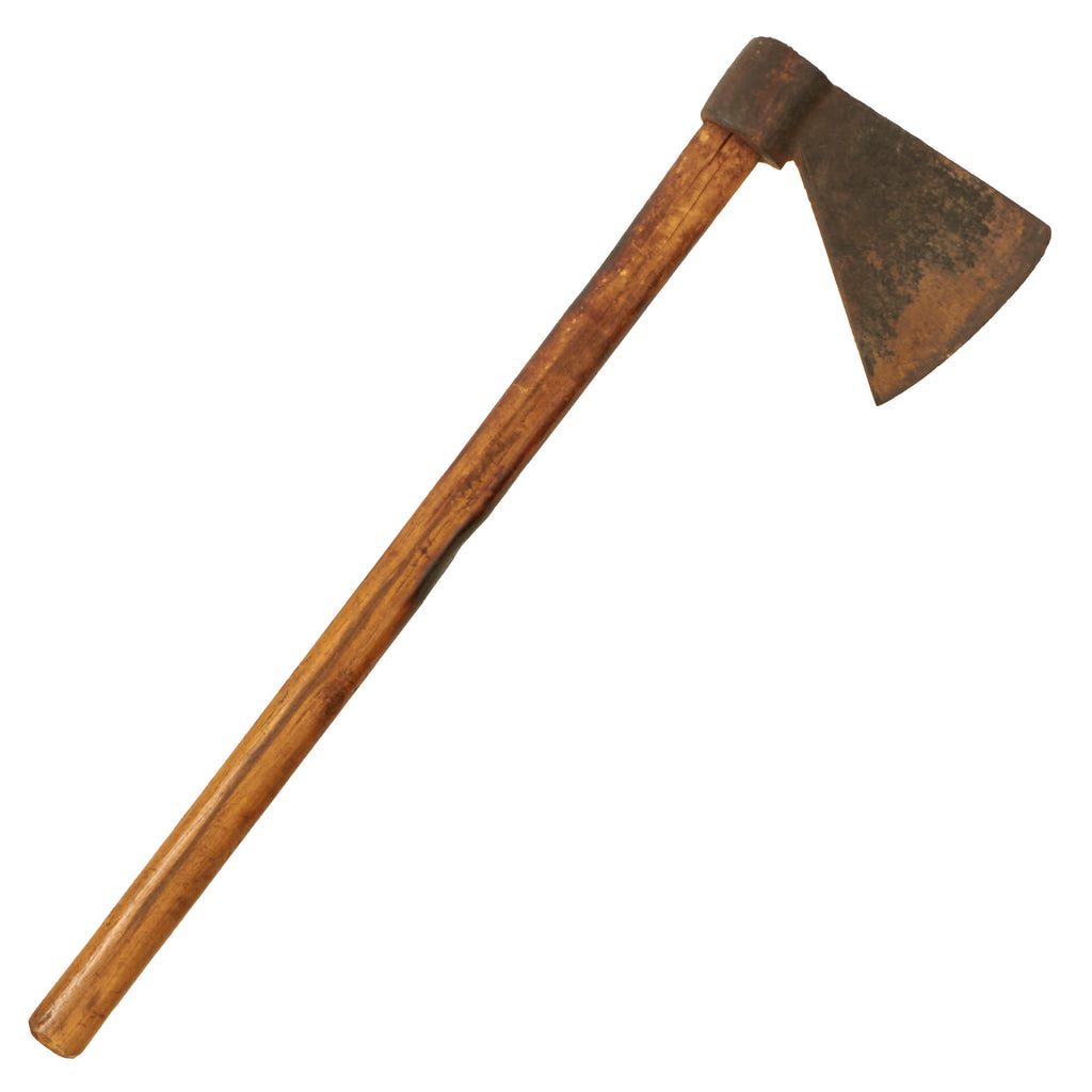 Original U.S. / British Early Revolutionary War era Colonial Blacksmith Hand Forged Trade Tomahawk With Visible Hallmarks - Possibly Earlier Fur Trade Axe Original Items