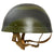 Original Belgian Post WWII British Style Paratrooper Helmet with Camouflage Pattern - Paracommando Regiment Original Items