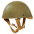 Original Italian Post - WWII M-42/60 Paratrooper Helmet with Full Liner & Chinstrap - Size 53 Original Items