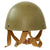 Original Italian Post - WWII M-42/60 Paratrooper Helmet with Full Liner & Chinstrap - Size 53 Original Items