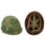Original U.S. Vietnam War M1 Helmet with Camouflage Cover and Liner Original Items