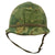 Original U.S. Vietnam War M1 Helmet with Camouflage Cover and Liner Original Items