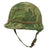 Original U.S. Vietnam War M1 Helmet with Camouflage Cover and Liner Original Items