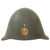 Original Danish WWI Model 1923 Steel Army Helmet Complete With Badge Original Items