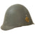 Original Danish WWI Model 1923 Steel Army Helmet Complete With Badge Original Items