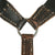 Original German WWII Lightweight (Mounted) Leather Combat Suspender Y Straps by M. Thielemann - dated 1942 Original Items