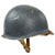Original U.S. WWII 1942 US Navy Electrician’s Mate “Sparks” Painted M1 McCord Fixed Bale Helmet with Westinghouse Liner Original Items