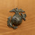 Original U.S. WWII USMC Named Pressed Fiber Sun Helmet by International Hat Co Dated 1943 Original Items