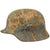 Original German WWII Battlefield Dug Luftwaffe Double Decal M35 Relic Helmet Shell with Liner Band Remnants - Size 64 Original Items