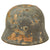 Original German WWII Battlefield Dug Luftwaffe Double Decal M35 Relic Helmet Shell with Liner Band Remnants - Size 64 Original Items