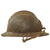 Original French WWII Complete Early Model 1926 Adrian Artillery Helmet with Liner & Chinstrap - Olive Green Original Items