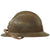 Original French WWII Complete Early Model 1926 Adrian Artillery Helmet with Liner & Chinstrap - Olive Green Original Items
