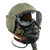 Original U.S. WWII USAAF Bomber Crew M4A2 Flak Helmet With AN-H-15 Flight Helmet, Throat Mic, B-8 Goggles and A-14 Oxygen Mask  - With Original Boxes Original Items
