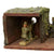 Original German WWII Haußer - Elastolin Modular Wooden Trench Section with (4) 70mm Composition Soldiers Original Items