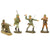 Original German WWII Haußer - Elastolin Modular Wooden Trench Section with (4) 70mm Composition Soldiers Original Items