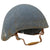 Original U.S. WWII Navy USN MK2 Talker Flak Helmet with Chin Strap Original Items