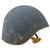 Original U.S. WWII Navy USN MK2 Talker Flak Helmet with Chin Strap Original Items