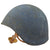 Original U.S. WWII Navy USN MK2 Talker Flak Helmet with Chin Strap Original Items