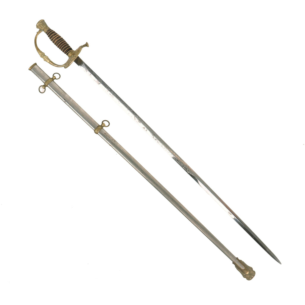Original U.S. Grand Army of the Republic M1860 Officer Sword with Scabbard by Ames Mfg. Co. Original Items