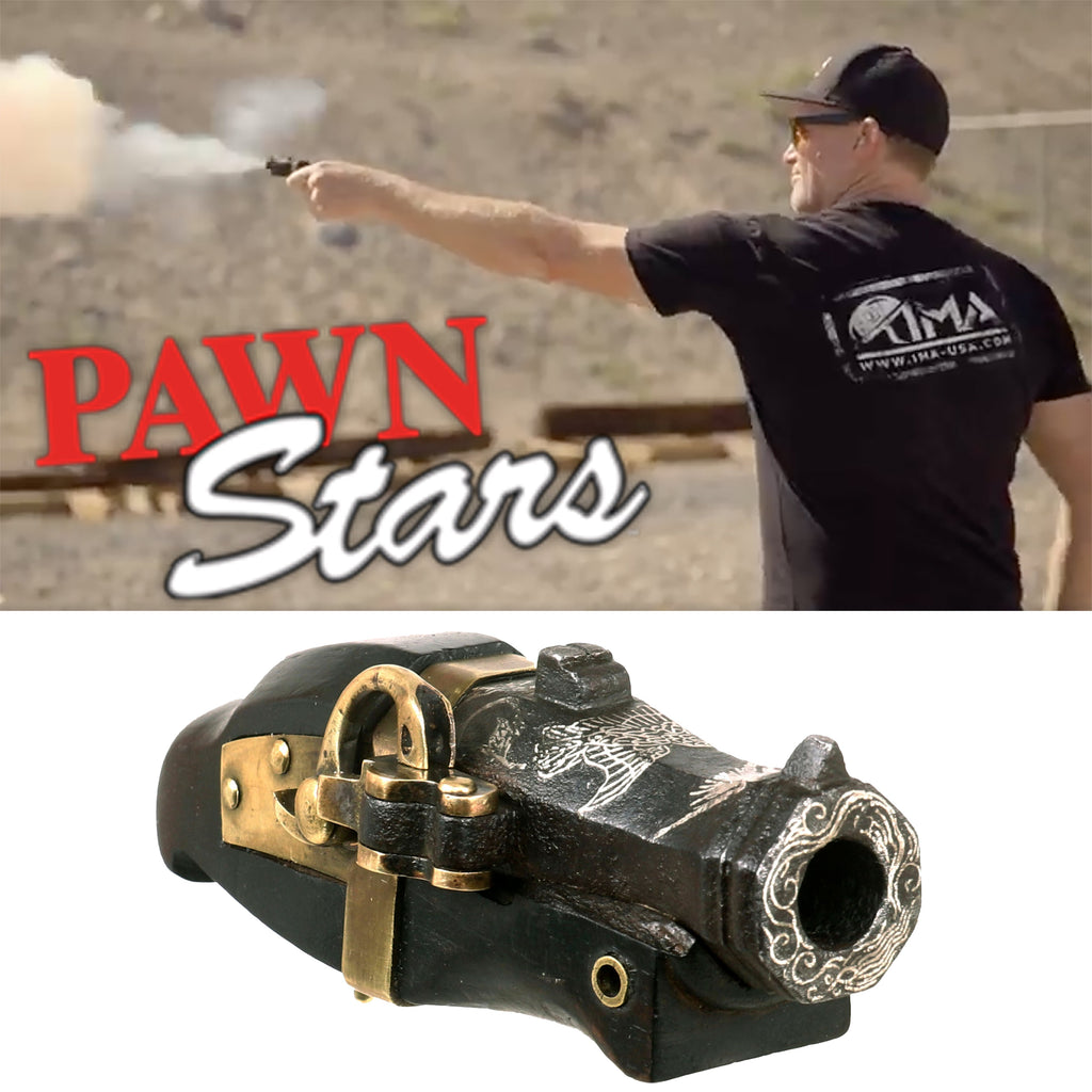 Original Japanese Early 19th Century Edo Period Miniature Matchlock Pistol (Netsuke) - As Seen on History Channel Pawn Stars Original Items