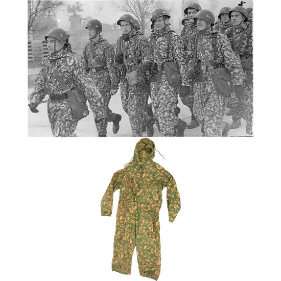 Original Soviet Early Cold War 1950s 1944 Pattern TTsMKK Tri-Color Disruptive Camouflage Masking Suit Coveralls - Size Large Original Items