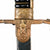 Original German WWII Army Heer Officer's Lion Head Sword with Nickel-Plated Blade & Steel Scabbard Original Items