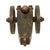 Original 19th Century U.S. Brass Signal Cannon on Custom Heavy Cast Steel Field Carriage with Three Wheels Original Items