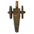 Original 19th Century U.S. Brass Signal Cannon on Custom Heavy Cast Steel Field Carriage with Three Wheels Original Items