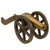 Original 19th Century U.S. Brass Signal Cannon on Custom Steel Field Carriage with Steel Wheels Original Items