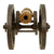 Original 19th Century U.S. Brass Signal Cannon on Custom Steel Field Carriage with Steel Wheels Original Items