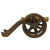 Original 19th Century U.S. Brass Signal Cannon on Custom Steel Field Carriage with Steel Wheels Original Items
