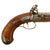 Original Polish Iron Mounted Flintlock Pocket Pistol Signed W. Dąbrowski with Carved Stock - circa 1820 Original Items
