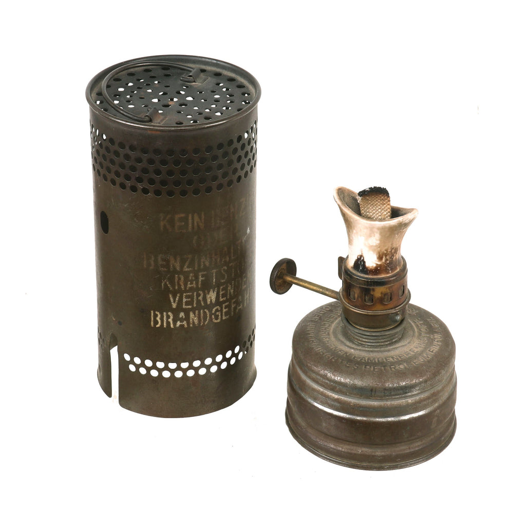 Original German WWII Vehicle or Bunker Kerosene Heater - 1943 Dated - Service Use Original Items