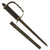 Original U.S. WWII First Pattern OSS Drop Knife with Scabbard made from Springfield Trapdoor Bayonet Original Items