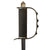 Original U.S. WWII First Pattern OSS Drop Knife with Scabbard made from Springfield Trapdoor Bayonet Original Items