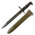 Original U.S. WWII M1 Garand 10 inch Bayonet by Utica Cutlery with M7 Scabbard Original Items