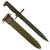 Original U.S. WWII M1 Garand 10 inch Bayonet by Utica Cutlery with M7 Scabbard Original Items