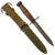 Original U.S. WWII M4 Bayonet for the M1 Carbine by IMPERIAL with M8 Scabbard by B.M. Co Original Items