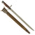 Original U.S. WWI M1917 Enfield Rifle & Trench Gun Bayonet by Remington with Scarce First Pattern Maxim Patent Scabbard - Dated 1917 Original Items