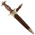 Original German WWII SA Dagger by Rare Maker Karl Tiegel dated 1938 with Scabbard & Hanger - RZM M7/81/38 Original Items