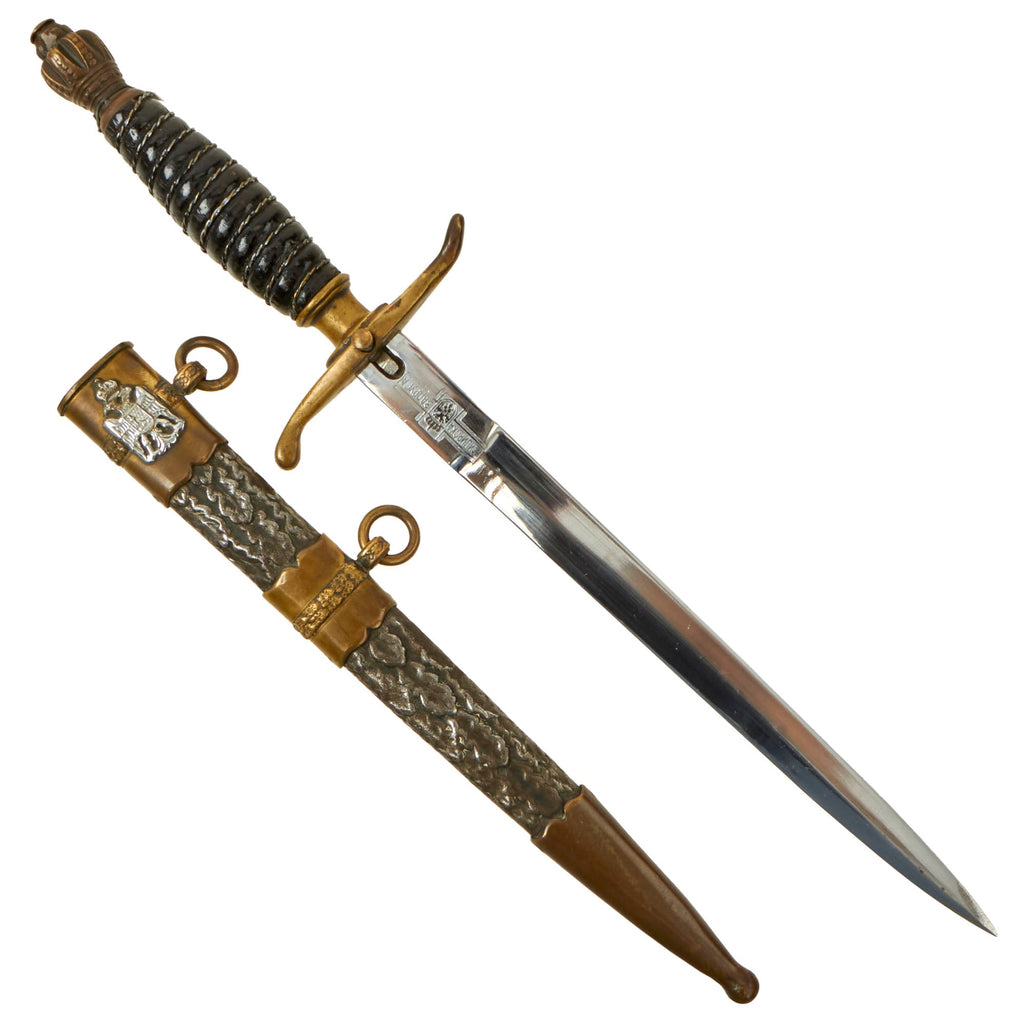 Original Yugoslavian WWII M1939 Army Officer’s Dagger with Scabbard Original Items