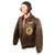 Original U.S. WWII B-17 Pilot Grouping to “The Mad Pollack” Al Petska with Painted A2 Flight Jacket with Disney Patch & Crew Written on Liner - “Contrary Mary” 602nd Bomb Squadron, 398th Bomb Group Original Items