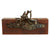 Original Continental European 17th Century Flintlock Pistol Lock on Display Stand - Sea Monster Motif Original Items